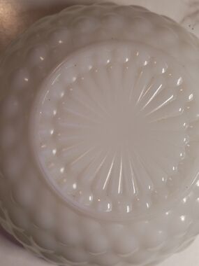 Milk Glass Decorative Bowl - White